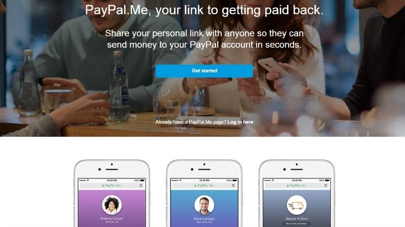 ایجاد سرویس paypal.me