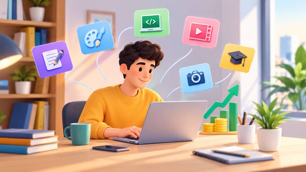 تبدیل مهارت به درآمد جانبی