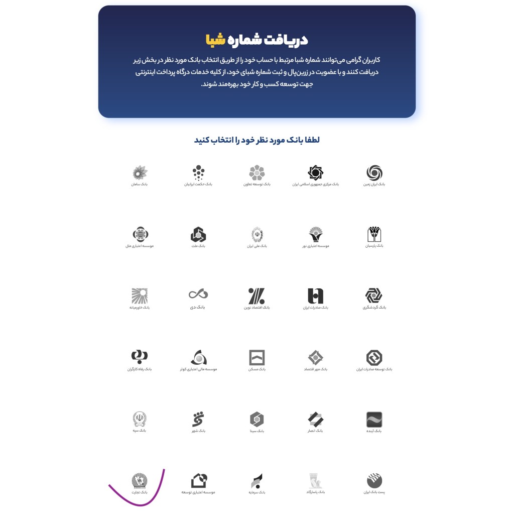 دریافت شماره شبا بانک تجارت با کد ملی