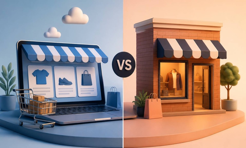 فروشگاه آنلاین یا فیزیکی