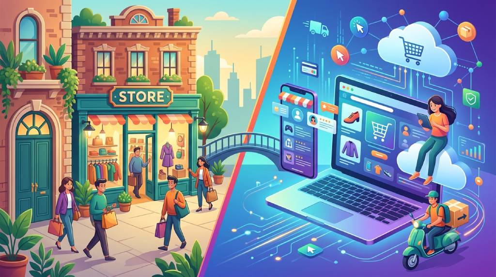 کسب و کار آنلاین یا فروشگاه سنتی؟